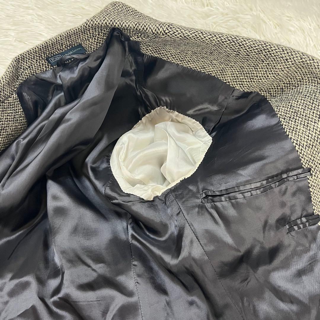 【美品】Polo Ralph Lauren L ジャケット　ウール グレー