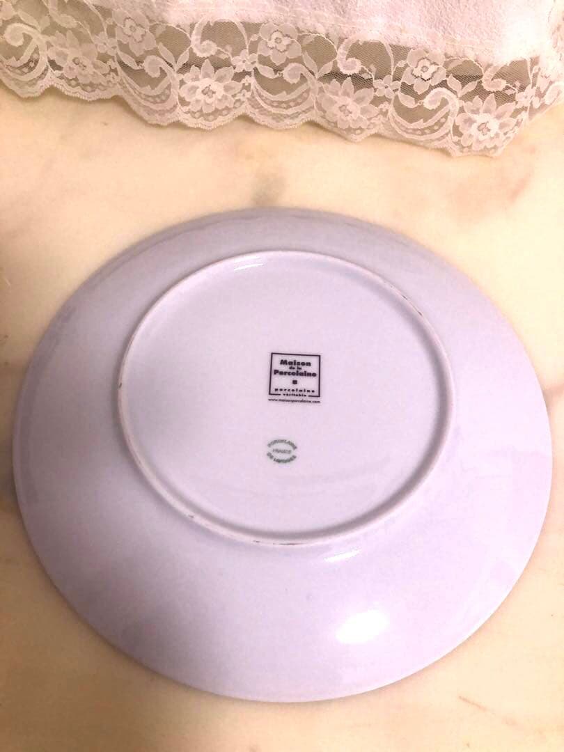 【リモージュ】☆Limoges☆猫とリスの陶器製飾り皿・プレート