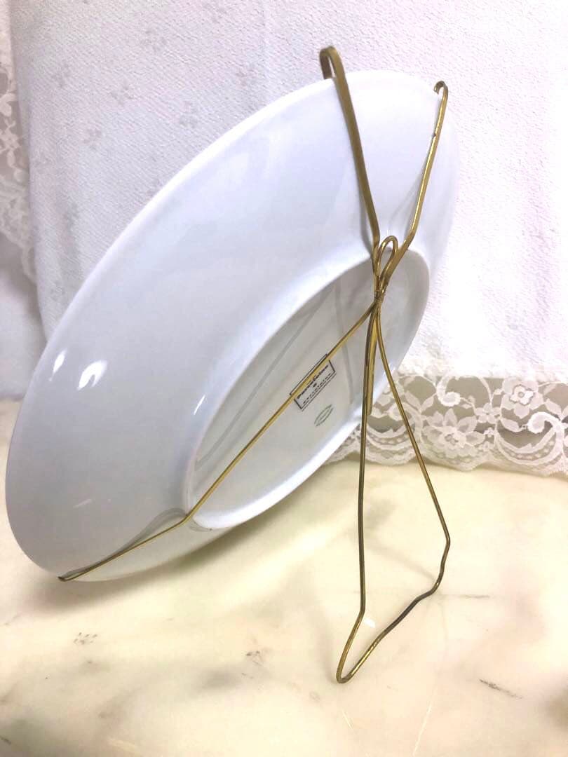 【リモージュ】☆Limoges☆猫とリスの陶器製飾り皿・プレート