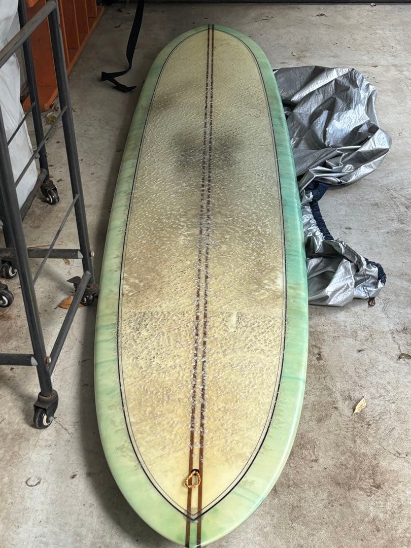 Creme ロングボード 青クリームマーブル