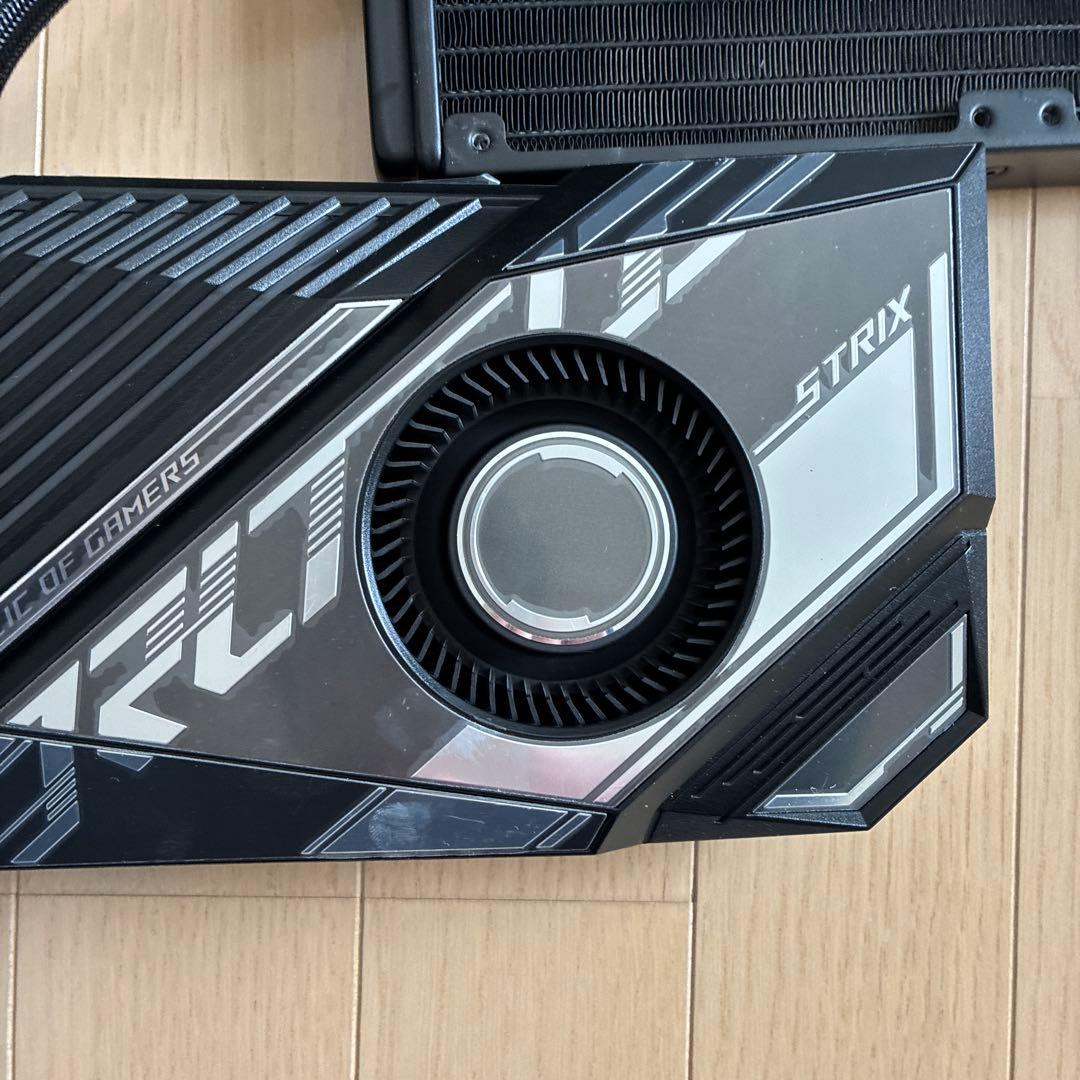 ASUS ROG RTX 4090 ヒートシンク　ファン　バックプレート　LED