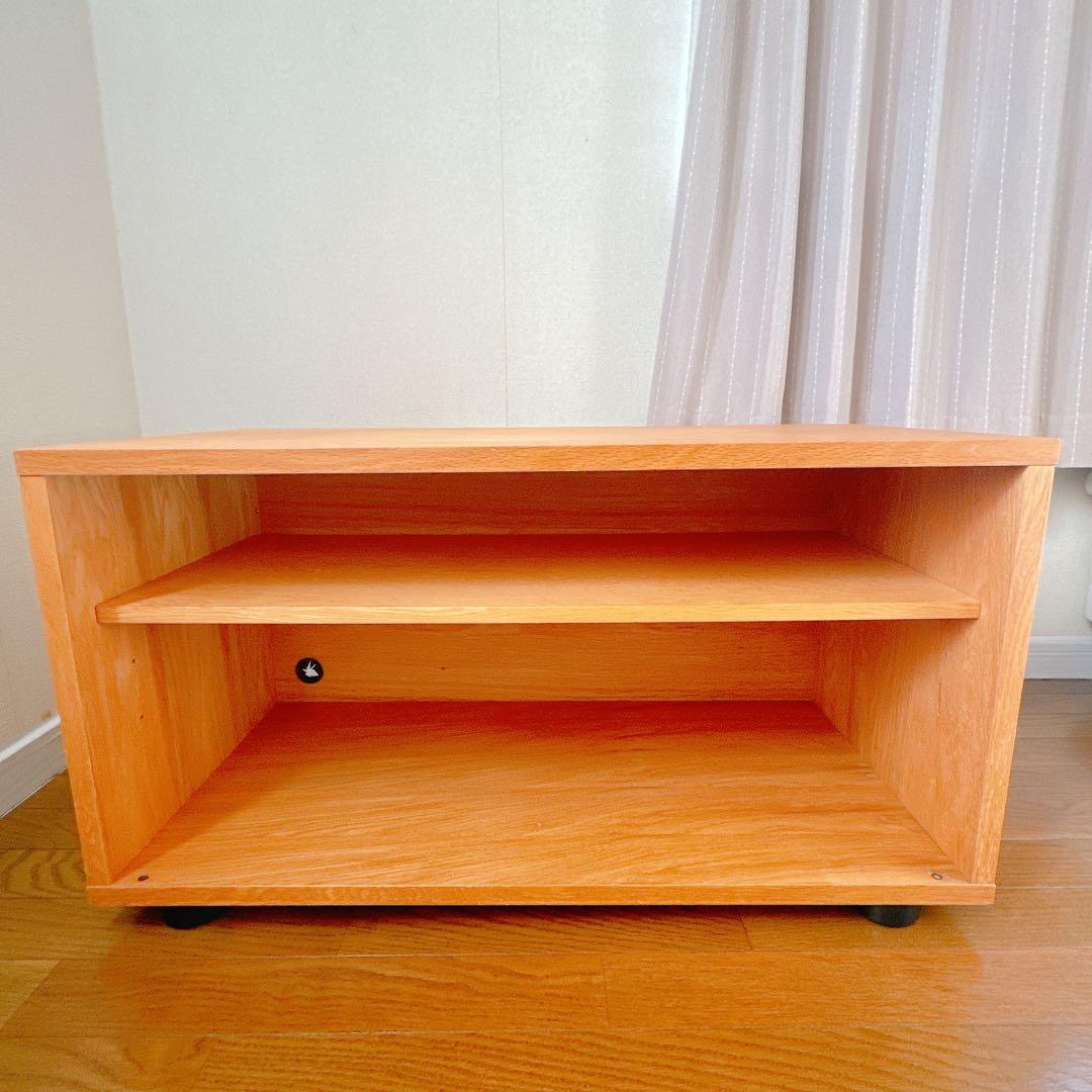 無印良品　木製AVラック スタッキングキャビネット 【幅82.5cmオーク材】