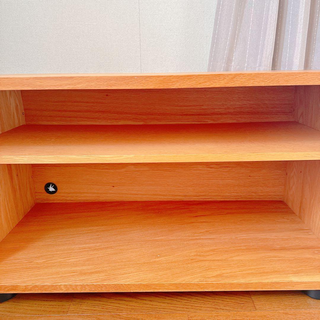 無印良品　木製AVラック スタッキングキャビネット 【幅82.5cmオーク材】