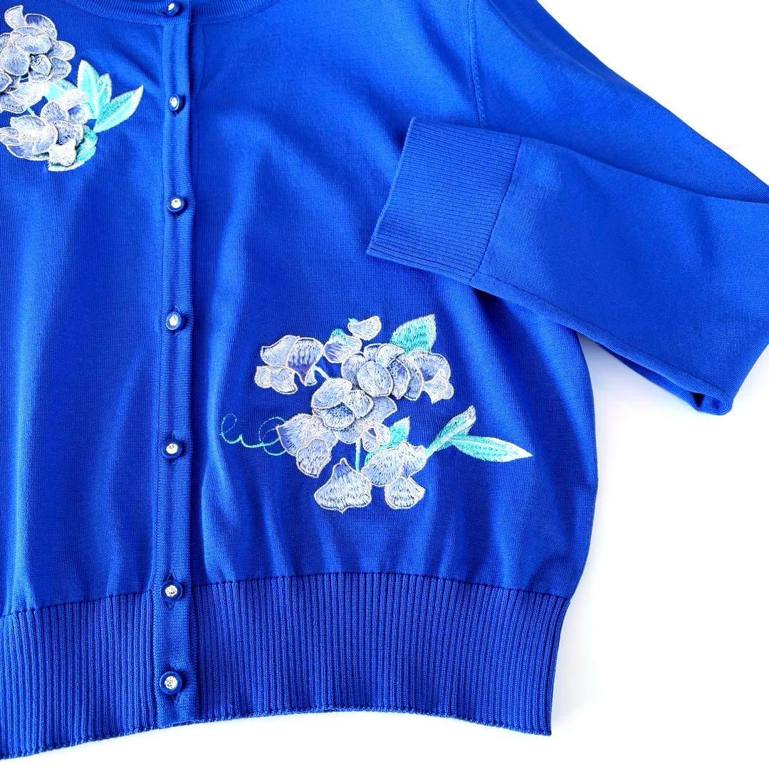 ★美品★2023年/LEONARD★メディア掲載カーディガン★４2★