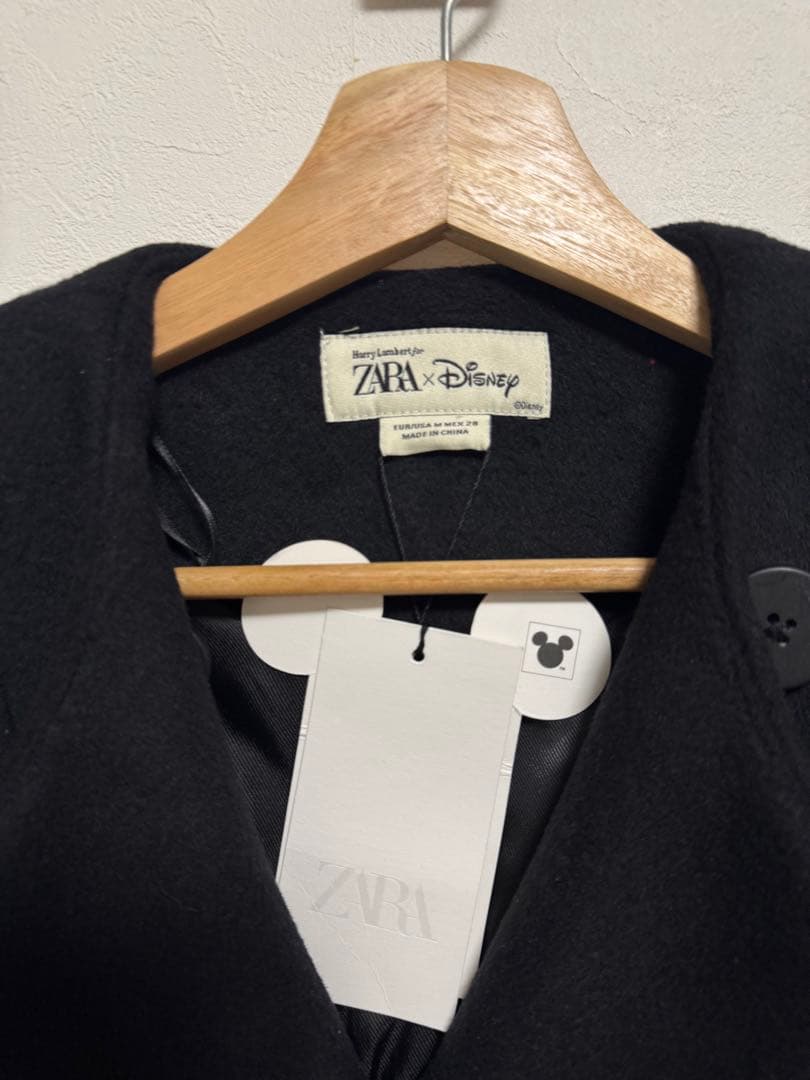 未使用ZARA X DISNEY ダブルブレストコートワンピース　Mサイズ