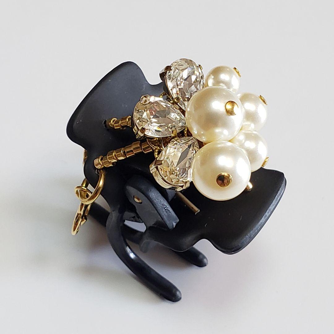 新品　コンプレックスビズ　パール　ブラック　デザートクリップ　中　小セット