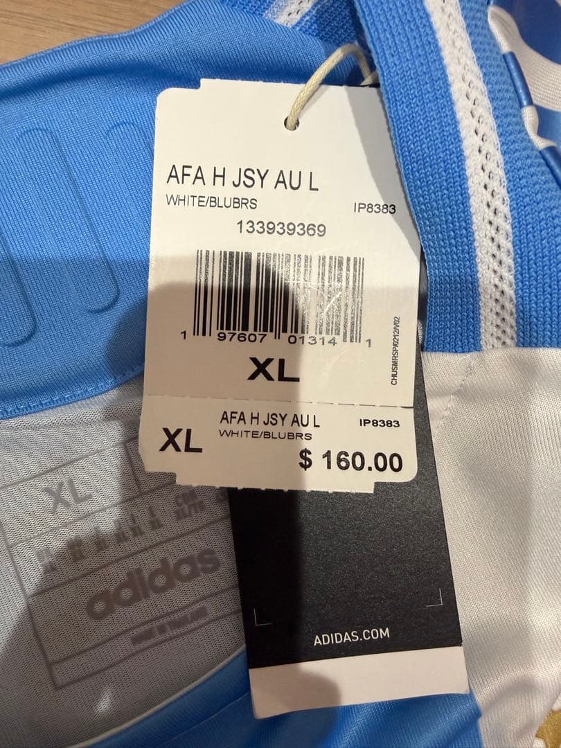 adidas アルゼンチン代表 メッシ　長袖　オーセンティック