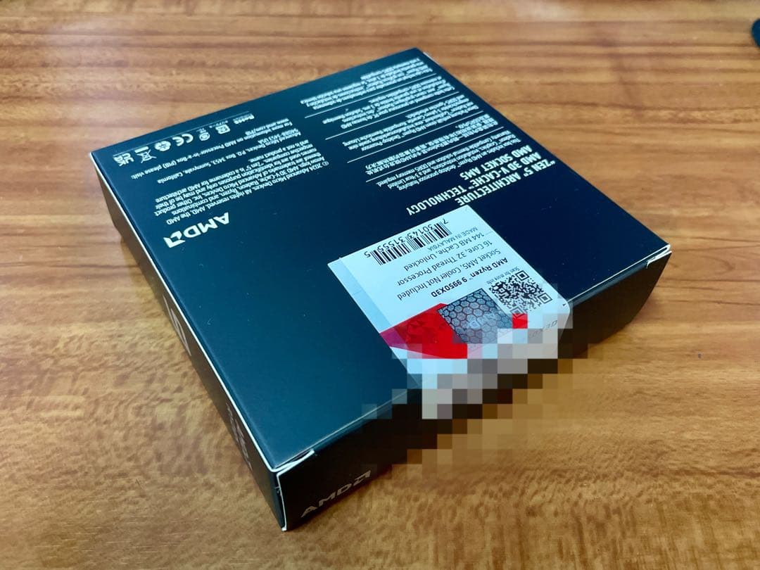 新品未開封品 AMD Ryzen 9 9950X3D BOX 国内正規品