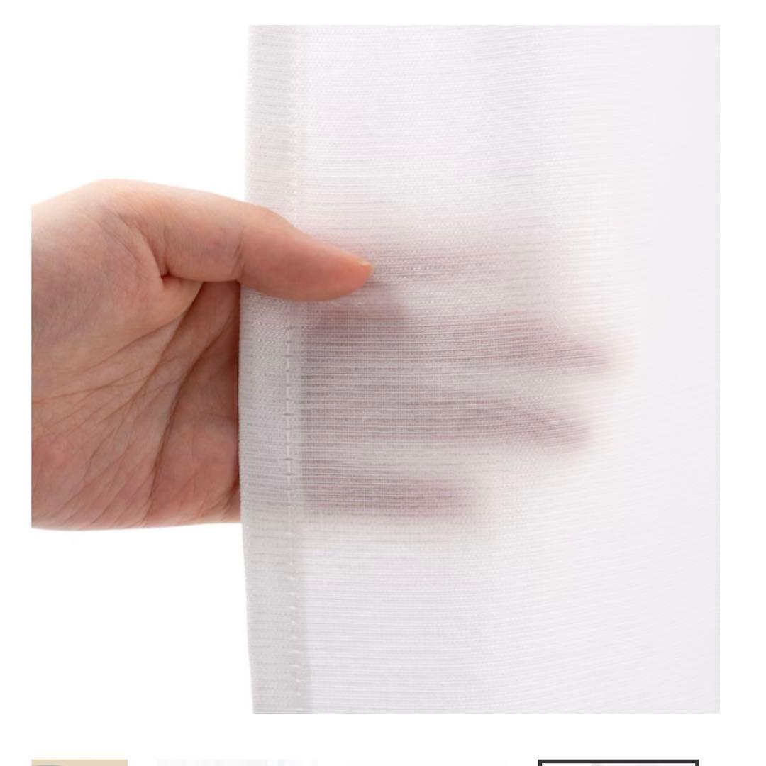 ★新品未使用★レースカーテン|幅210cm丈238cm両開き(2枚)