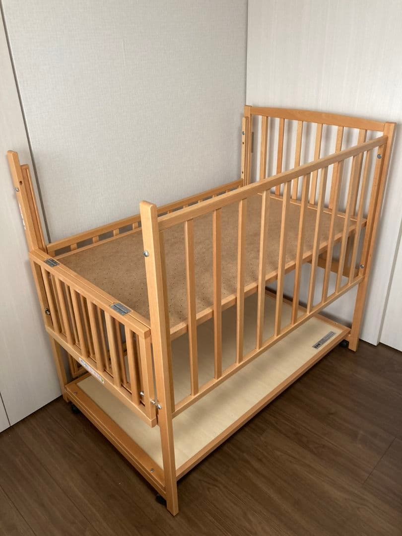 ベビーベッド ヤマサキ ハイタイプベッド ツーオープン