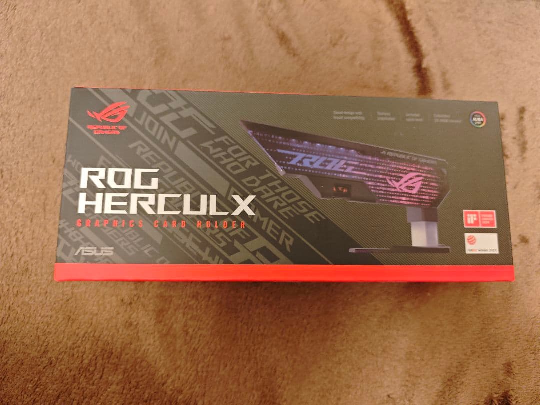 カスタム品 HATSUNE MIKU ROG HERCULX グラボホルダー