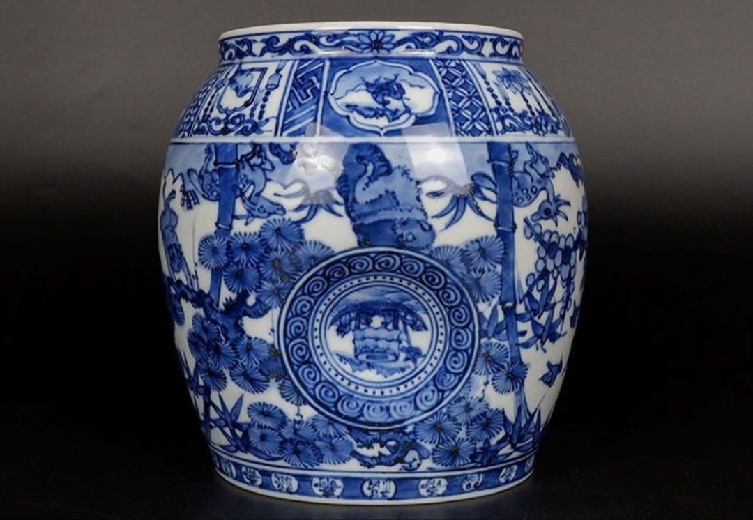 宮川香齋　真葛　祥瑞写水指　共箱　淡々斎書付　京都　茶道具　真作保証