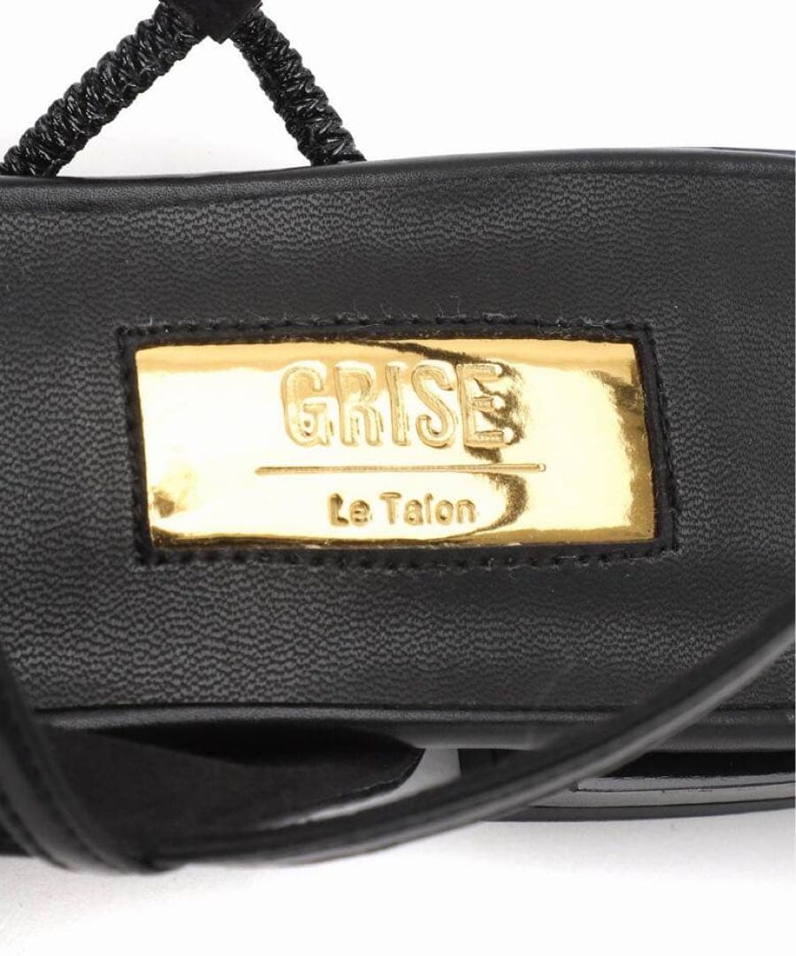 Le Talon GRISE ポインテッドストラップスリングバック　24cm