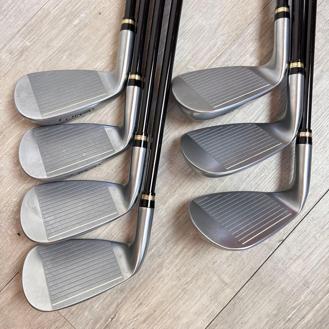 【レディース右】ホンマBERES 超豪華アイアンセット 7本 星2 ARMRQ6