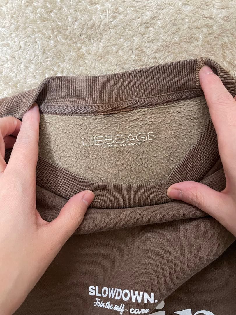 新品未使用JOURNAL STANDARD L'ESSAGE ピグメントスエット