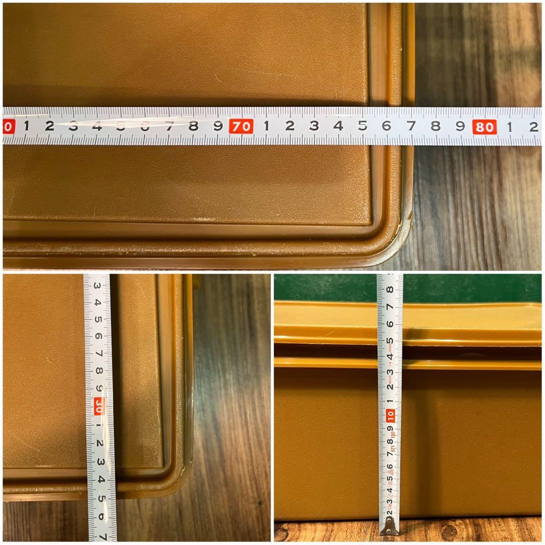 タッパーウェア スーパーケース 特大 インテリア 当時物 容器 昭和レトロ