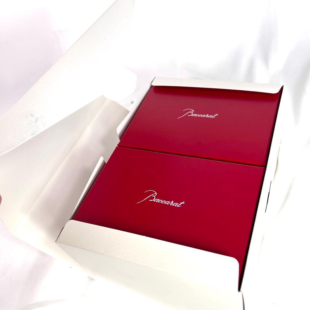 【箱付き】Baccarat バカラ 招き猫 クリア ブルー ペア Sサイズ