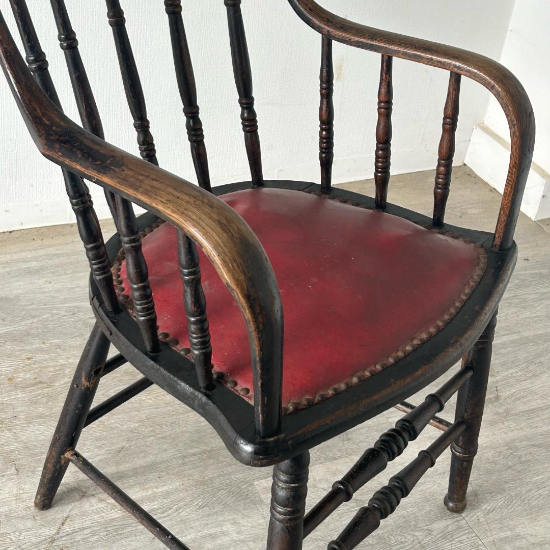 イギリス アンティーク 家具 アーム チェア 1900年頃 椅子 593A