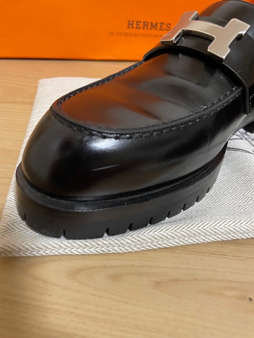 なゆ0225HERMES ローファー　レディース