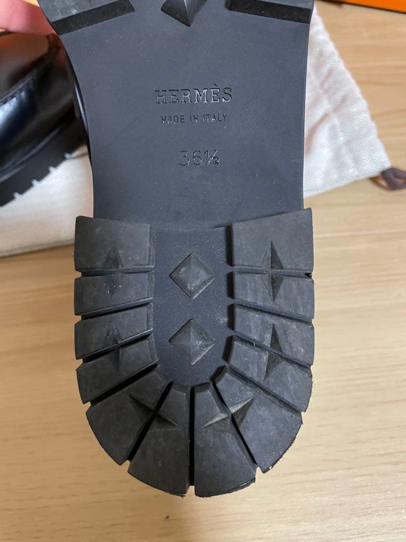 なゆ0225HERMES ローファー　レディース