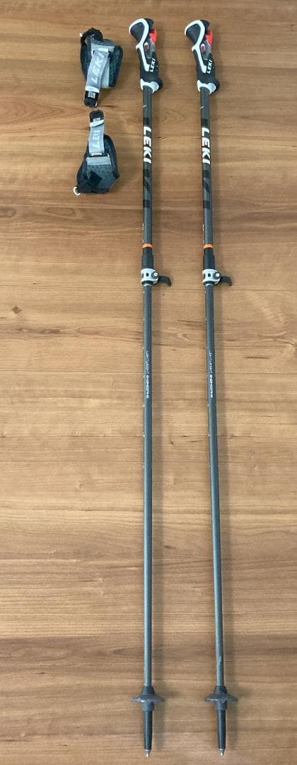 レキ LEKI スキーストック 伸縮カーボンポール PEAK VARIO 3D