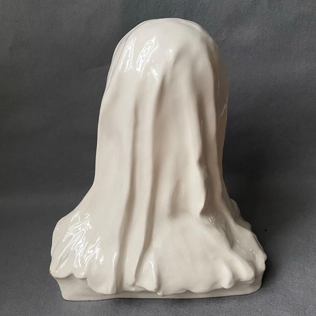 【アンティーク】 陶器 マリア 胸像