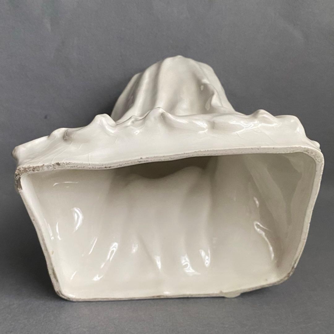 【アンティーク】 陶器 マリア 胸像