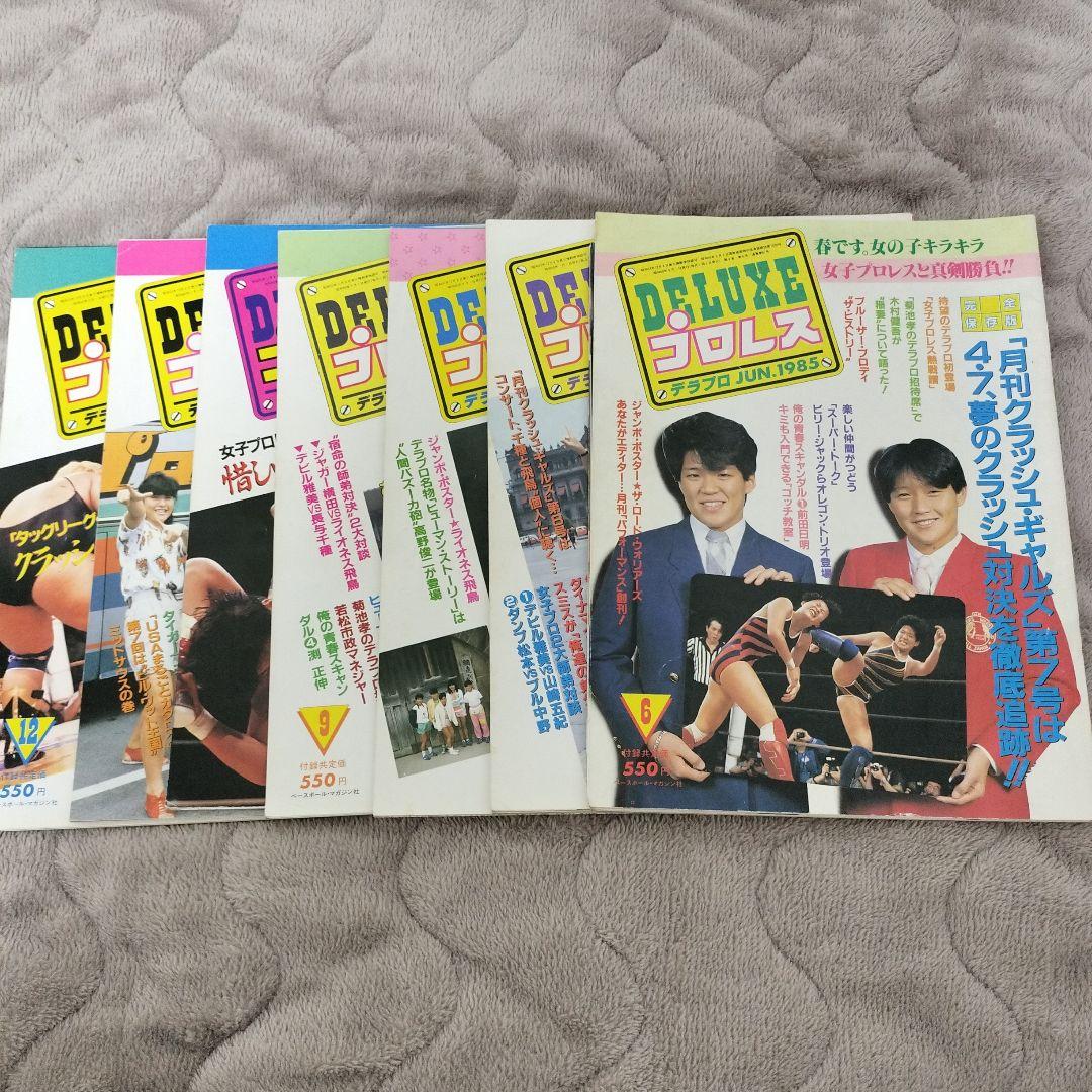 デラックスプロレス　38冊　付録ポスター（ジャンボポスター11枚）カレンダー付き