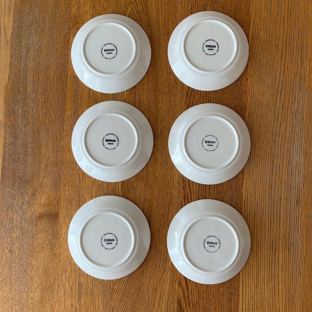 イッタラ　ティーマ　ホワイト　15 美品　6枚