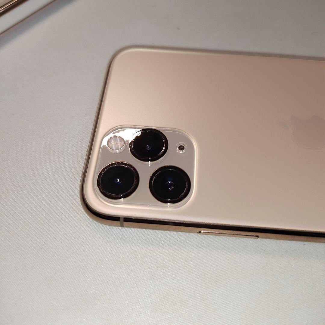 iPhone11pro 256gb ゴールド フィルムケース付　80%以上