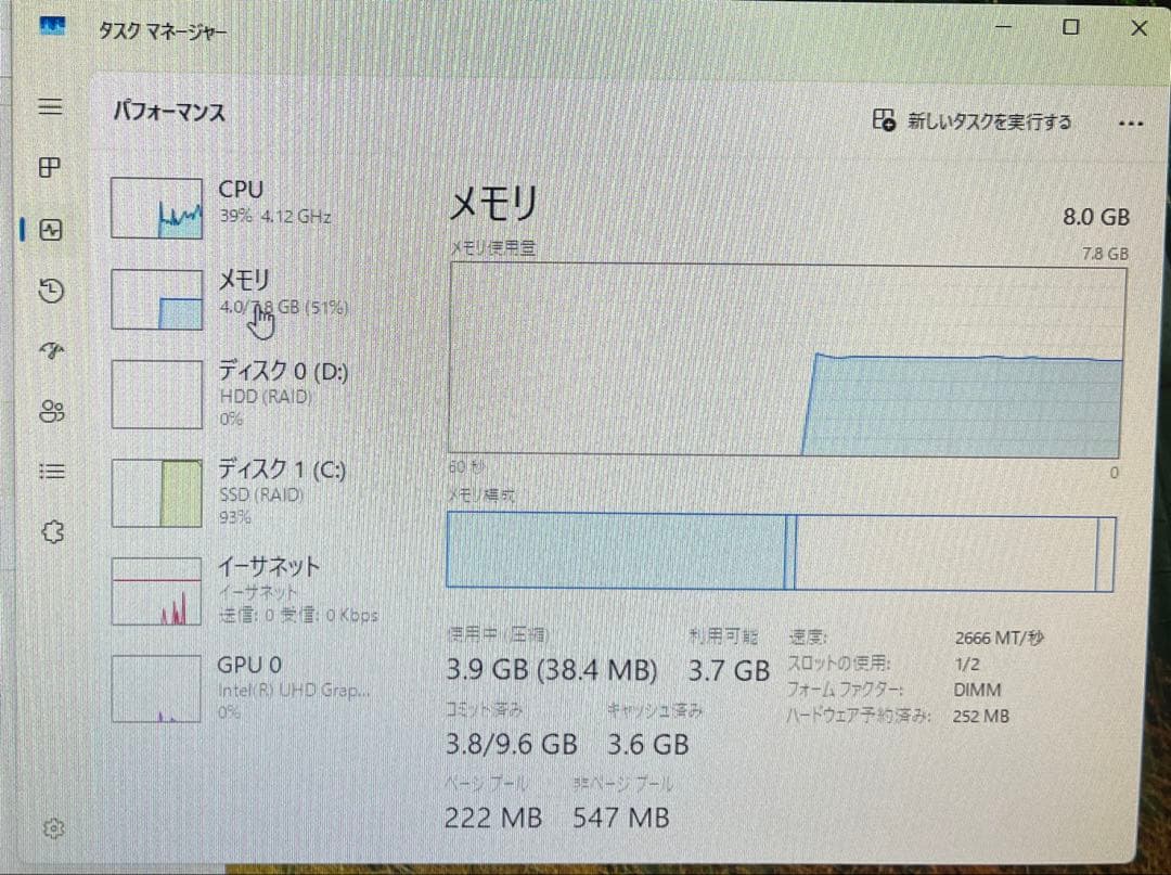 1週間セール⭐️Dell Vostro3681 office i3 8GB