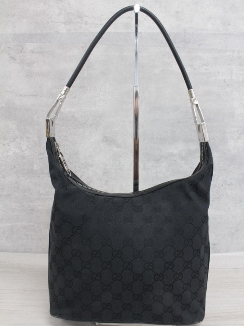 ▲GUCCI/グッチ ショルダーバッグ ワンショルダー GG柄 ブラック