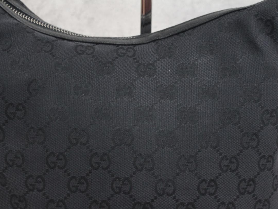 ▲GUCCI/グッチ ショルダーバッグ ワンショルダー GG柄 ブラック