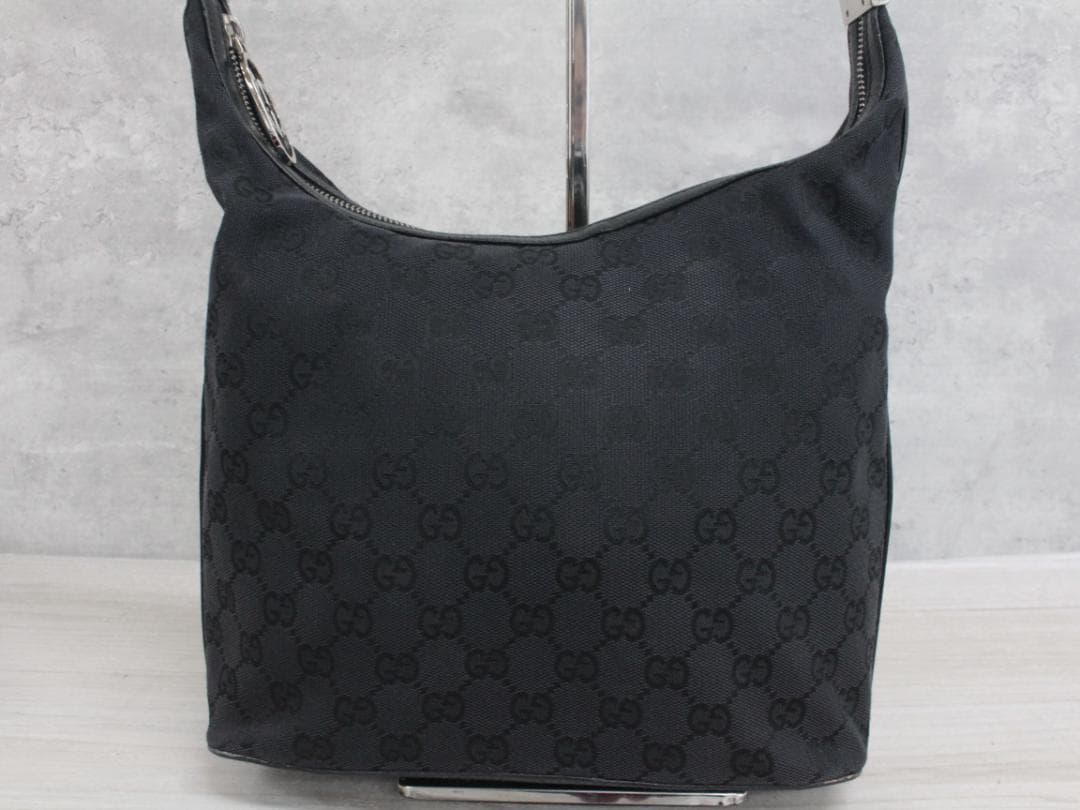 ▲GUCCI/グッチ ショルダーバッグ ワンショルダー GG柄 ブラック