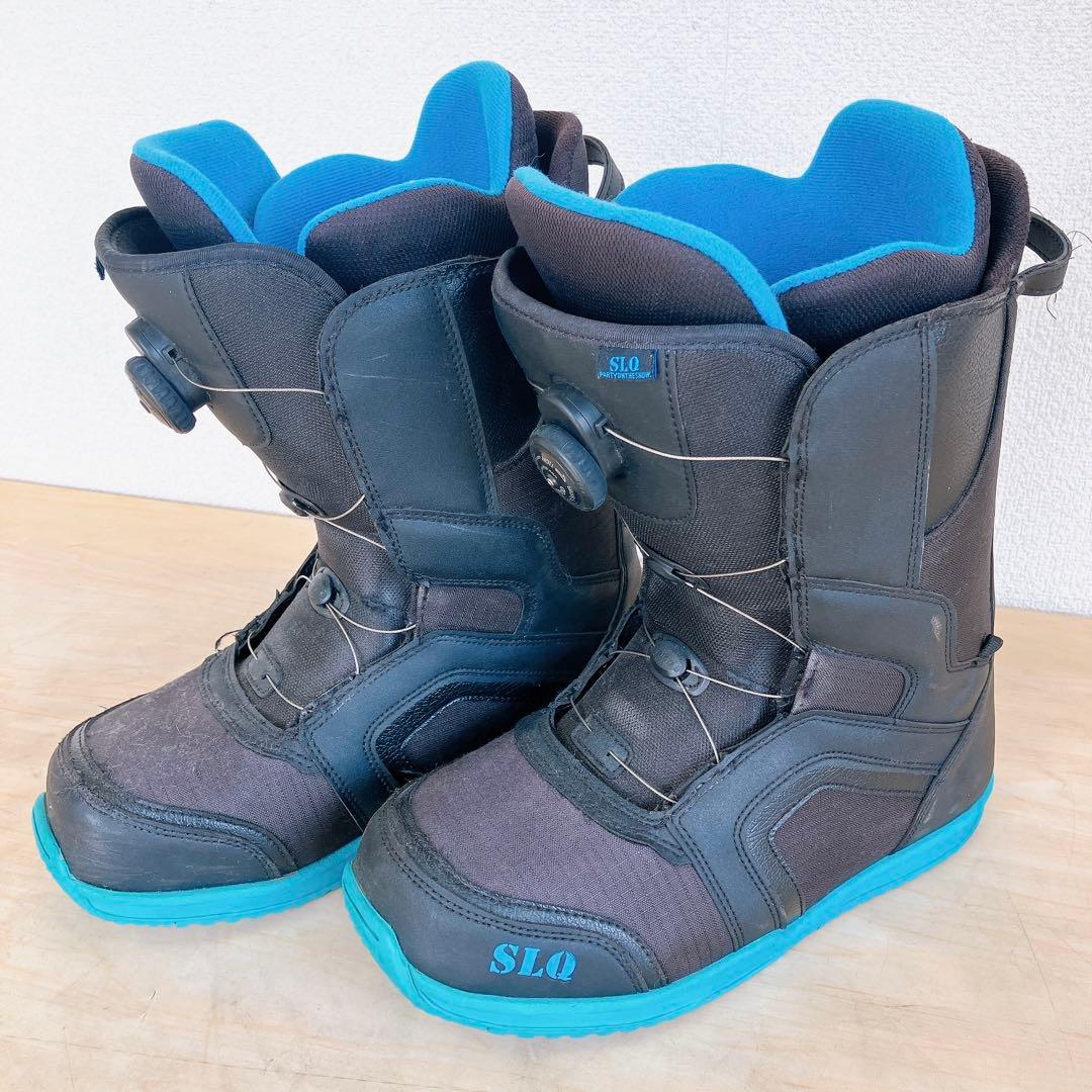 SLQ スノーボードブーツ BOA ダイヤル式 27.0 27.5 メンズ 黒
