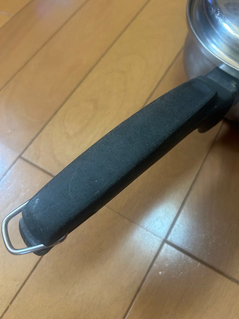 ロイヤルクイーン ステンレス製片手鍋 蓋付き