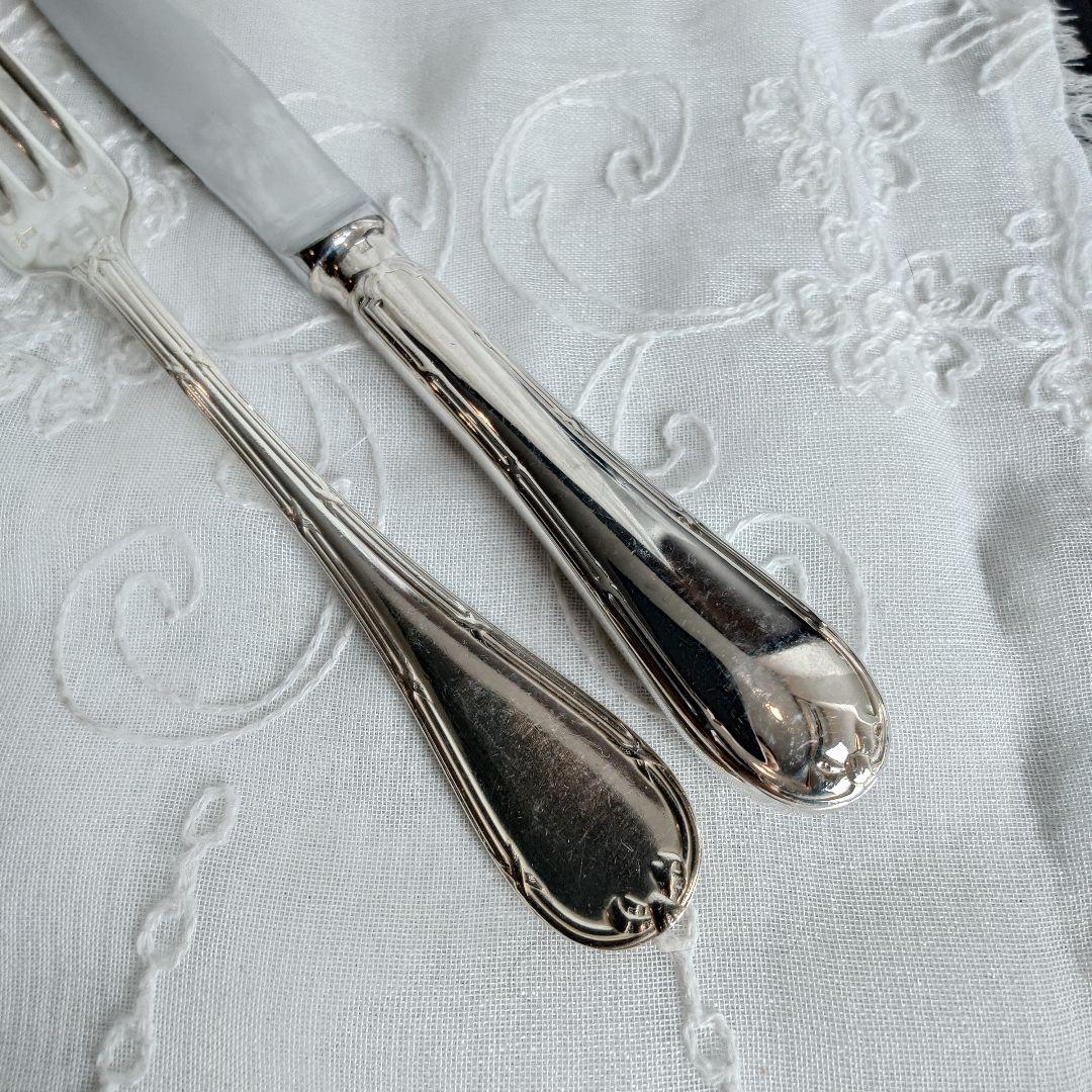 クリストフル　リュバン　ディナーナイフ＆ディナーフォーク　2本組