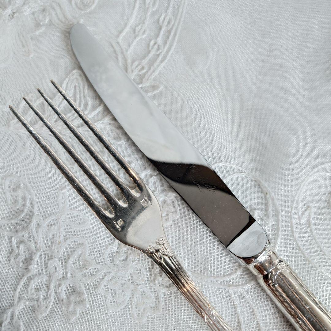 クリストフル　リュバン　ディナーナイフ＆ディナーフォーク　2本組