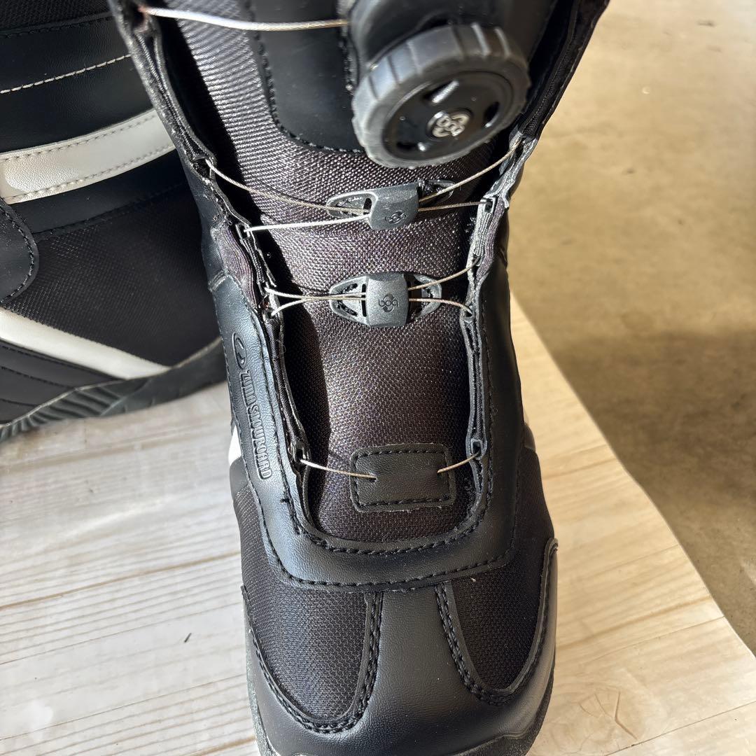 【美品】ZUMA スノーボードブーツ boa ダイヤル式 25cm