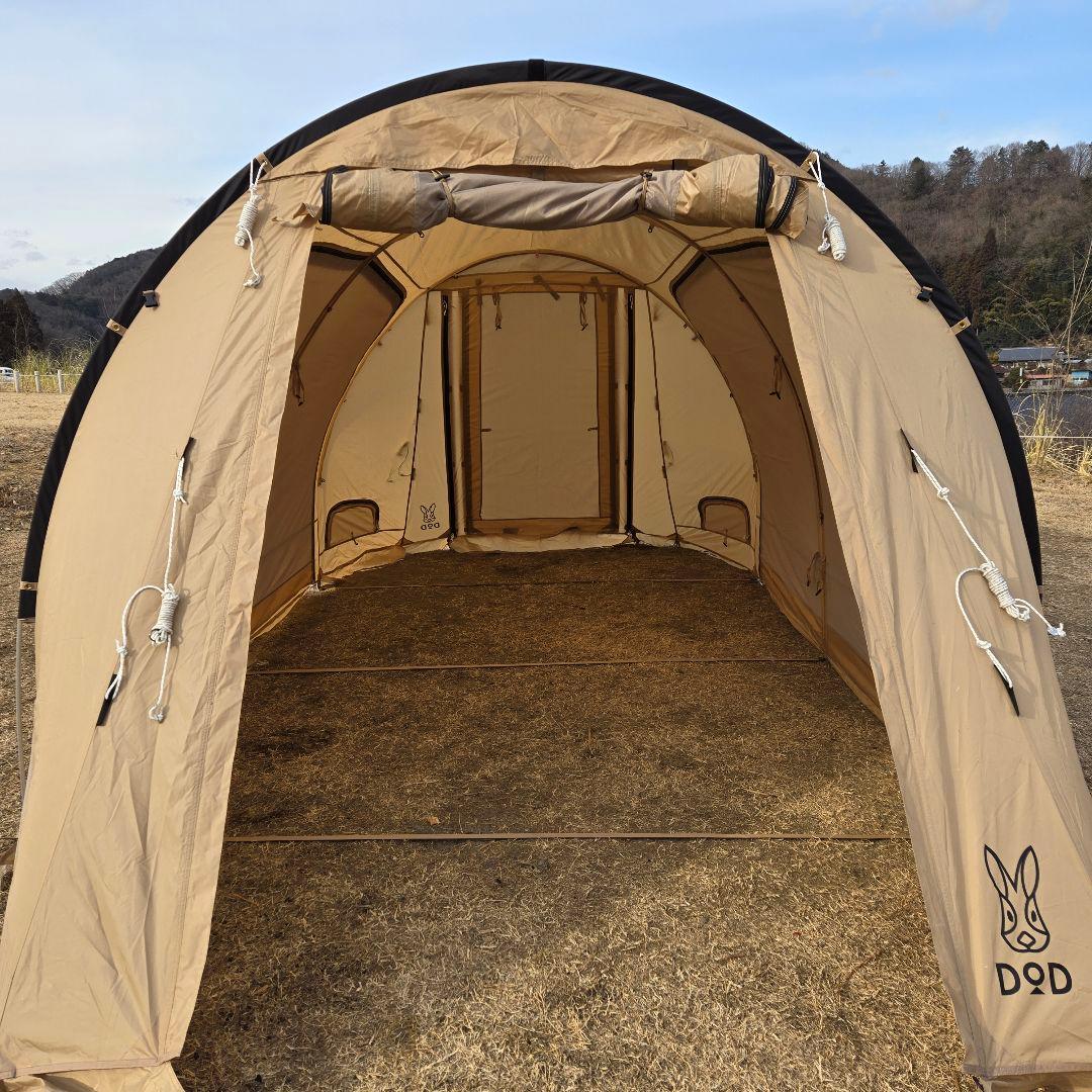 カマボコテント 3S ベージュ ドーム型キャンプテント