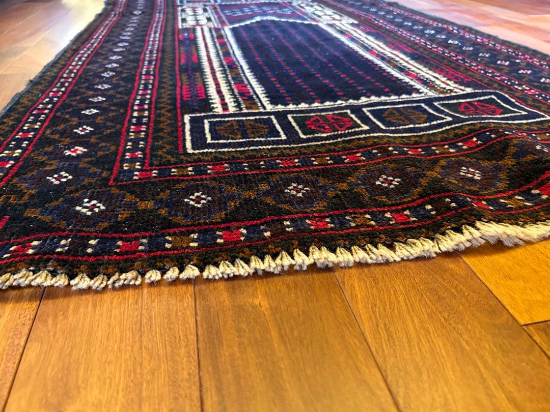 ヴィンデージ　ラグ　129×87cm