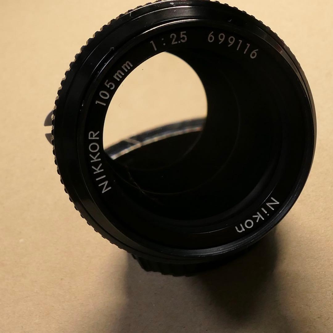 NIKKOR 105mm f/2.5 単焦点レンズ　AIレンズ