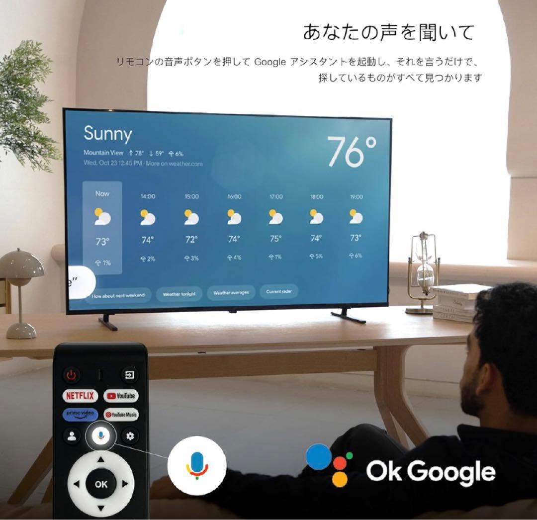 K 購入者確定 FPD チューナーレス スマートテレビ 4K 65インチ