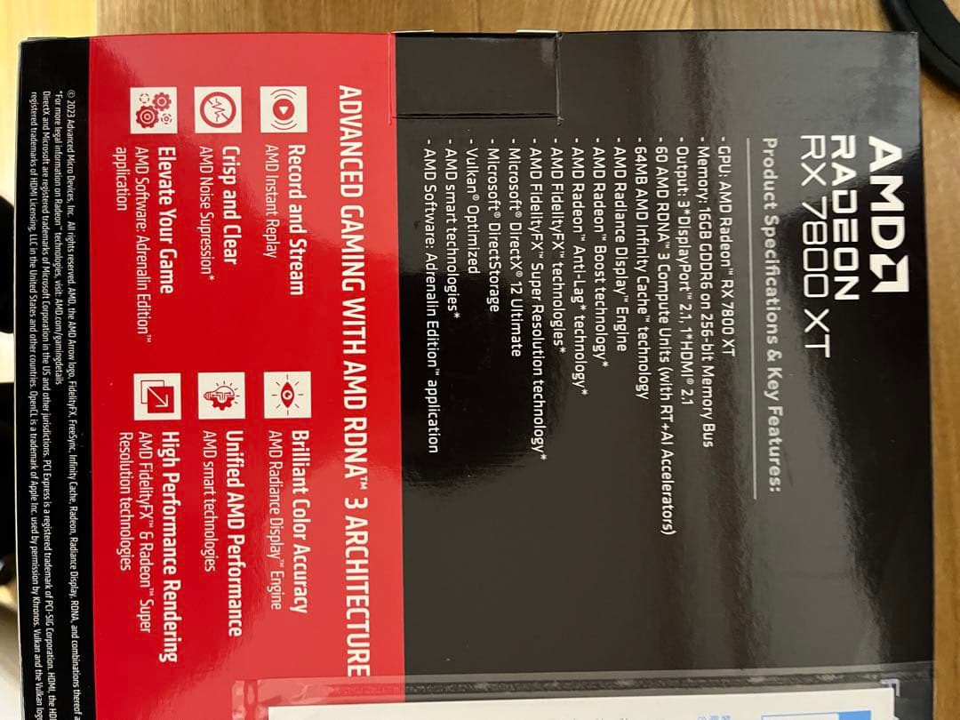 グラフィックボード・グラボ・ビデオカード ASRock Radeon RX 7800 XT OC Edition 16GB