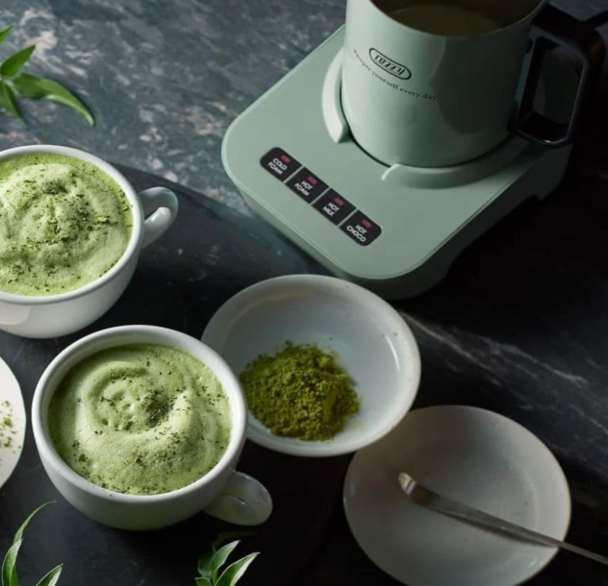 新品未使用品　Toffyミルクフォーマーマグ K-MF1-PA(ペールアクア)