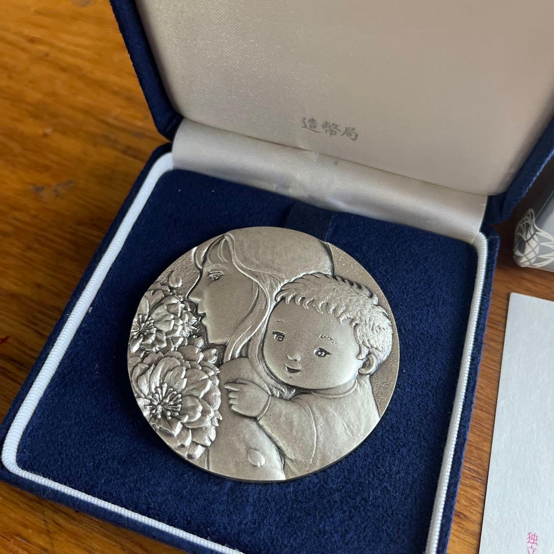 桜の通り抜け記念銀メダル　平成18年　純銀　造幣局