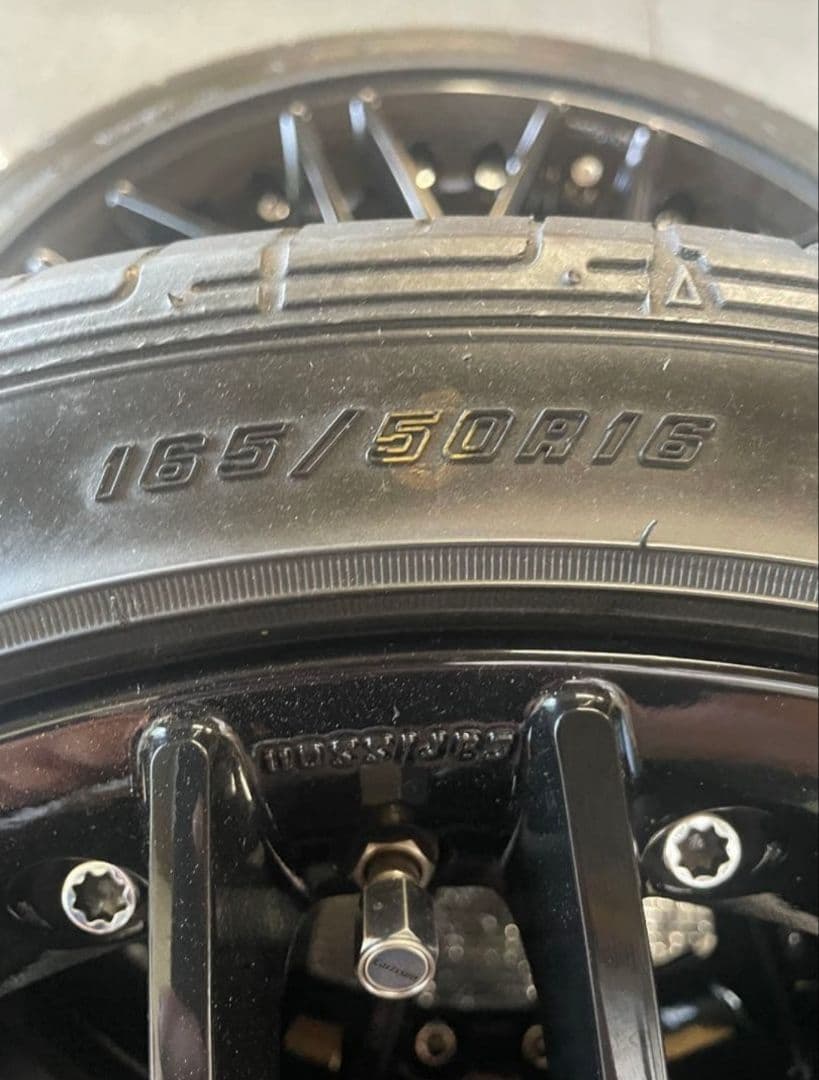 美品! 軽サイズ Carlsson 1/10x 165/50R16 カールソン