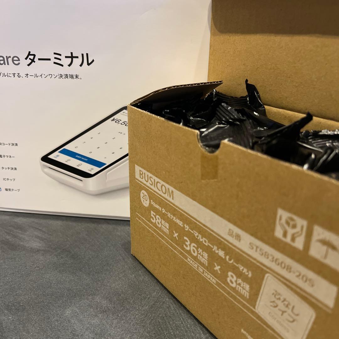 Square ターミナル ロール紙20巻入り