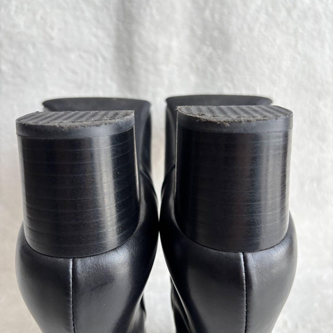 ✨️未使用級✨️ DIANA ダイアナ ショートブーツ レザー 黒 23.5㎝