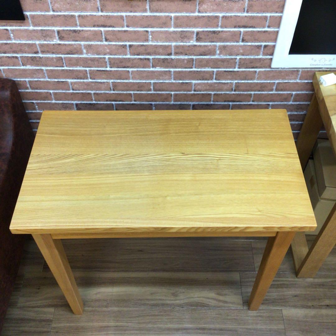 MUJI 無印良品 デスク タモ材 幅80 ナチュラル USED 展示品 引取可